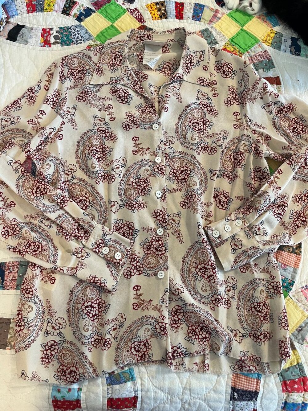 VINTAGE Laura Ashley Button up Blouse